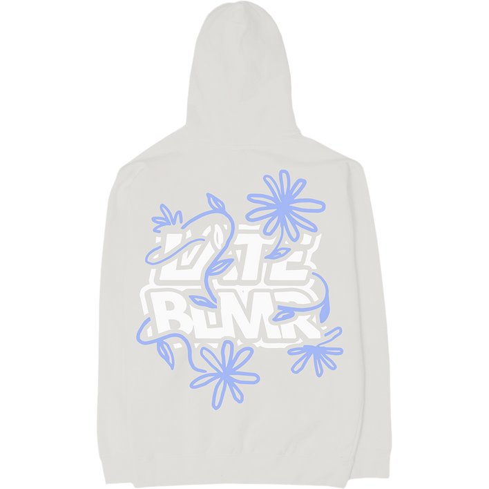 Late BLMR Hoodie in Ivory (Back)