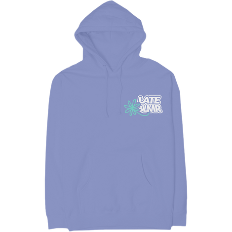 Late BLMR Hoodie in Mystic Blue (Front)